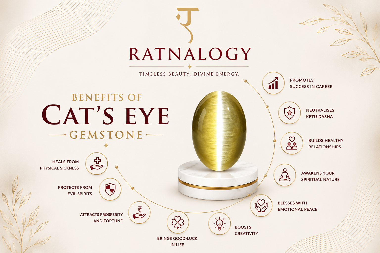 Benefits Of Cat’s Eye Stone For Success, Safety And Love (Lehsunia Stone)