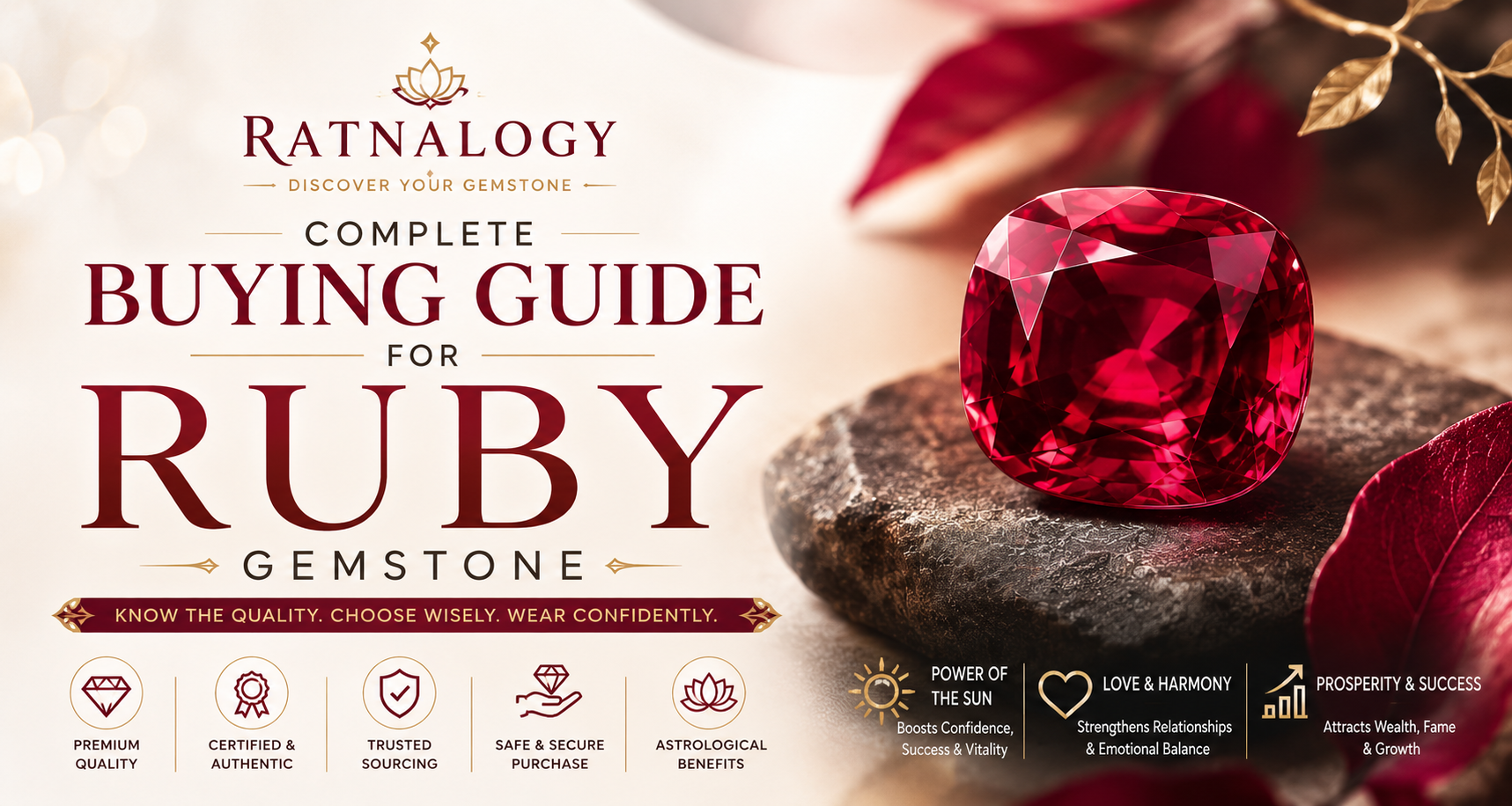 Complete Buying Guide for Ruby (Manik) Gemstone