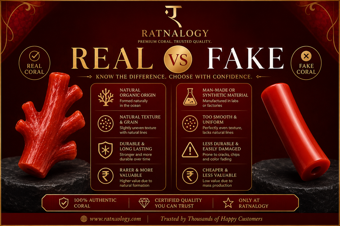 HOW TO IDENTIFY ORIGINAL RED CORAL (MOONGA) STONE