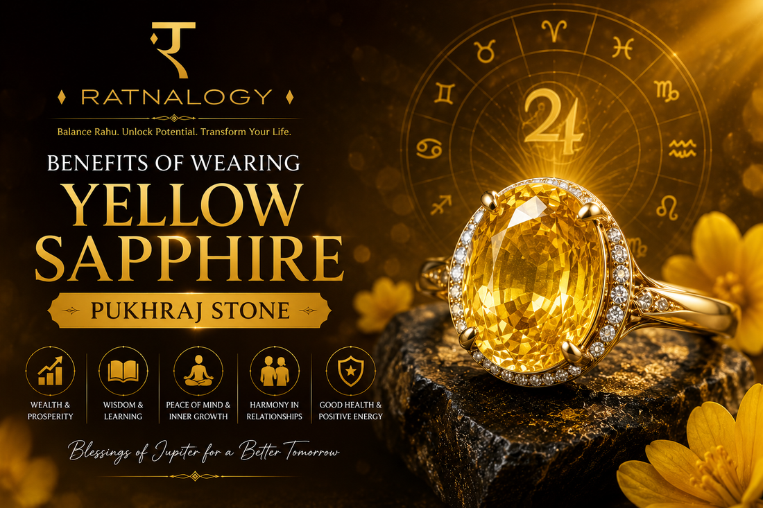Ratnalogy | Yellow Sapphire (Pukhraj) Benefits Complete Guide