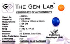 Blue Sapphire Stone (Neelam Stone) - Carat 7.28