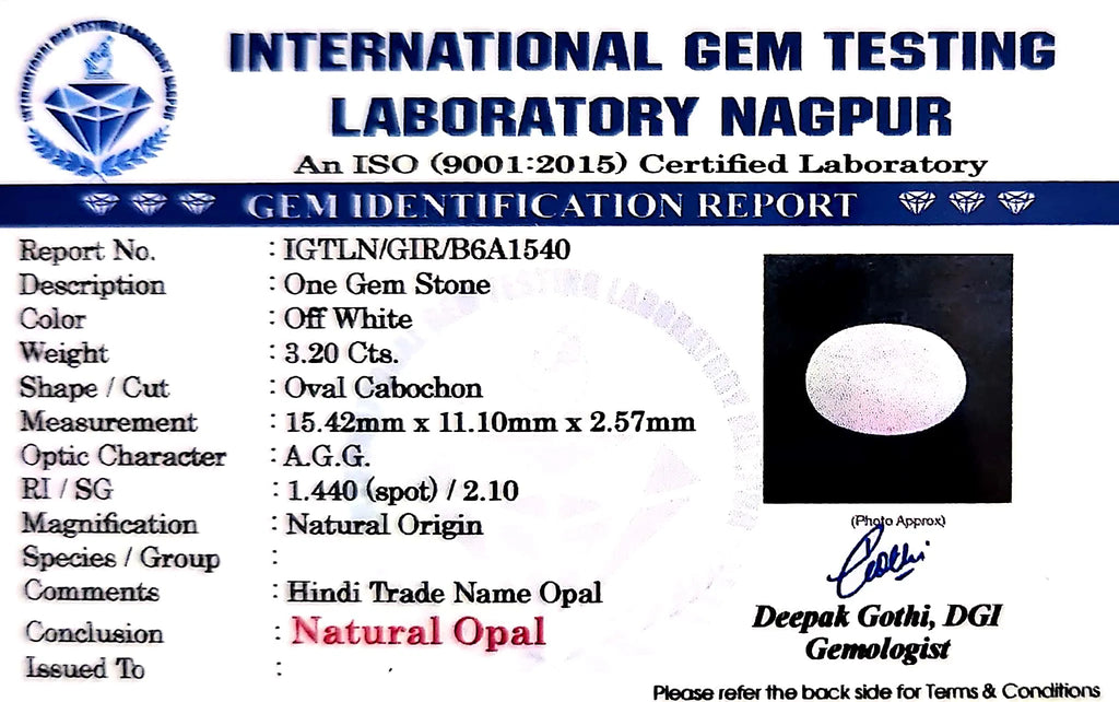 Opal - Carat 3.20