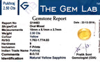 Yellow Sapphire - Pukhraj Stone - Carat 2.50