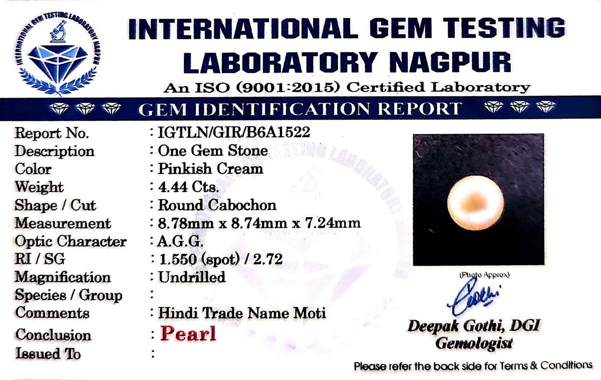 Pink Pearl - Carat 4.44