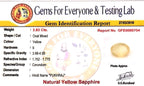 Yellow Sapphire - Pukhraj Stone - Carat 3.83