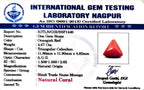 Red Coral - Moonga Gemstone - Carat 4.67