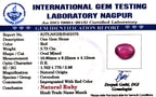 Ruby - Manik Stone - Carat 3.73