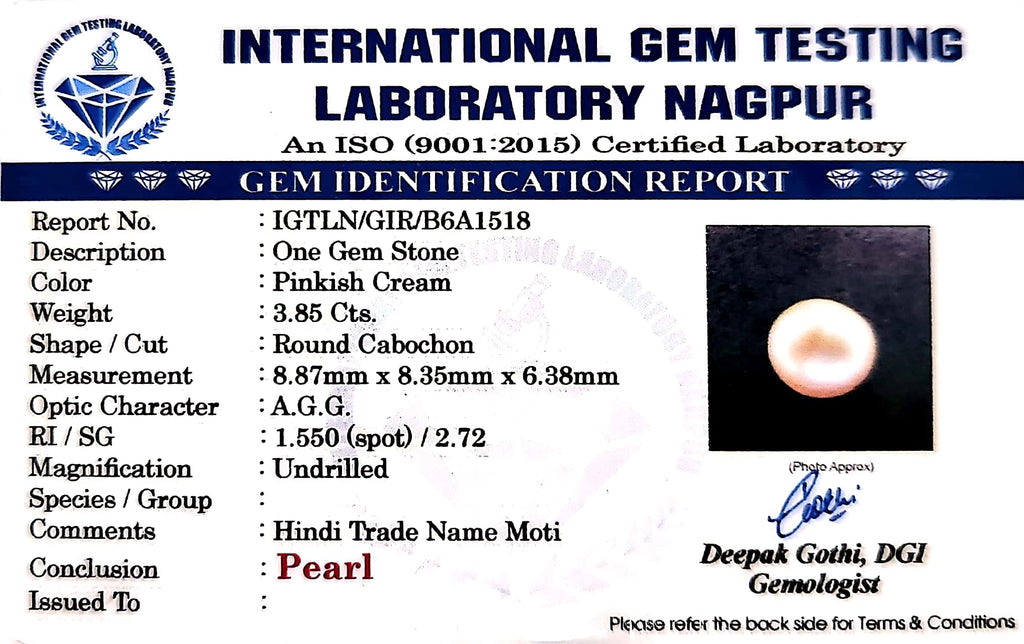 Pink Pearl - Carat 4.48