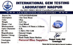 Blue Sapphire Stone (Neelam Stone) - Carat 3.67