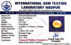 Yellow Sapphire - Pukhraj Stone - Carat 4.31