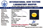 Yellow Sapphire - Pukhraj Stone - Carat 4.60