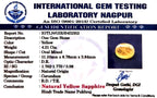 Yellow Sapphire - Pukhraj Stone - Carat 4.21