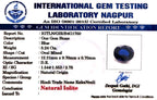Blue Sapphire Stone (Neelam Stone) - Carat 5.24