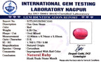 Ruby - Manik Stone - Carat 6.29