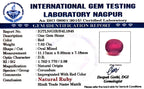 Ruby - Manik Stone - Carat 7.62