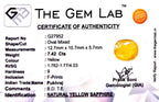 Yellow Sapphire - Pukhraj Stone - Carat 7.42