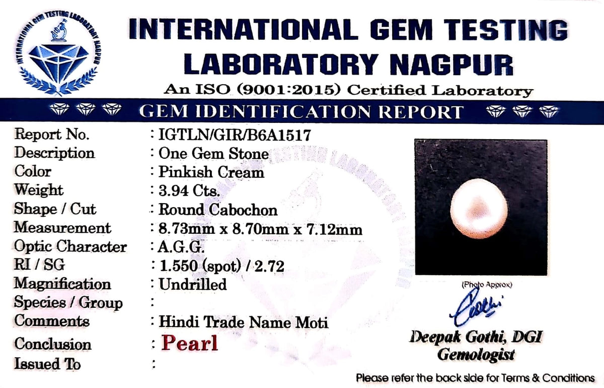 Pink Pearl - Carat 3.94