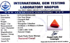 Red Coral - Moonga Gemstone - Carat 3.59
