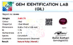 Ruby - Manik Stone - Carat 3.68