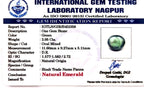 Emerald Stone - Panna stone - Carat 3.95