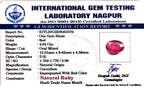 Ruby - Manik Stone - Carat 4.94