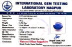 Blue Sapphire Stone (Neelam Stone) - Carat 5.72