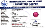 Ruby - Manik Stone - Carat 4.53