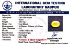 Yellow Sapphire - Pukhraj Stone - Carat 4.61