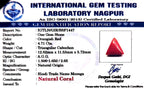 Red Coral - Moonga Gemstone - Carat 4.71