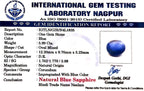 Blue Sapphire Stone (Neelam Stone) - Carat 5.99
