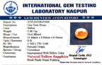 Yellow Sapphire - Pukhraj Stone - Carat 7.38