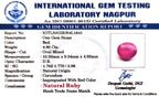 Ruby - Manik Stone - Carat 4.86