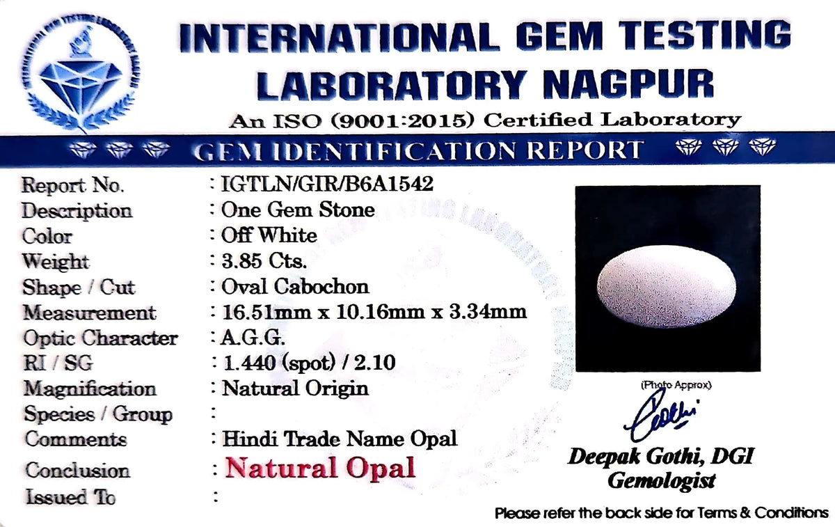Opal - Carat 3.85
