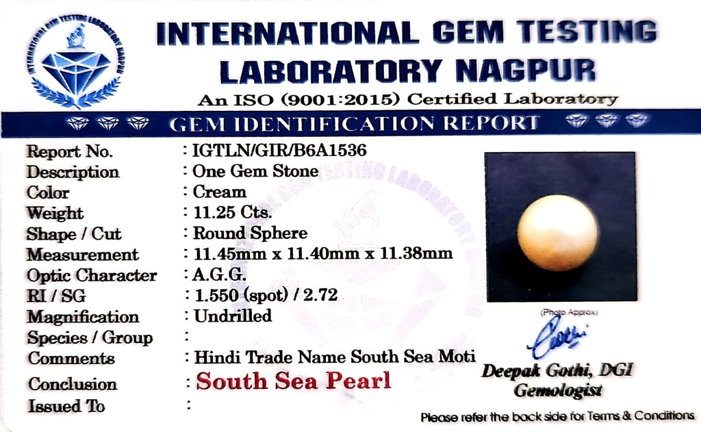 Golden Pearl - Carat 11.52