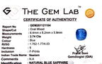 Blue Sapphire Stone (Neelam Stone) - Carat 3.74