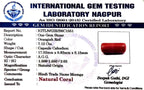 Red Coral - Moonga Gemstone - Carat 7.12
