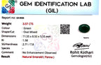 Emerald Stone - Panna stone - Carat 3.57